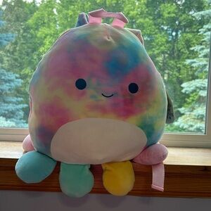 Rainbow, octopus, backpack, squishmellow!